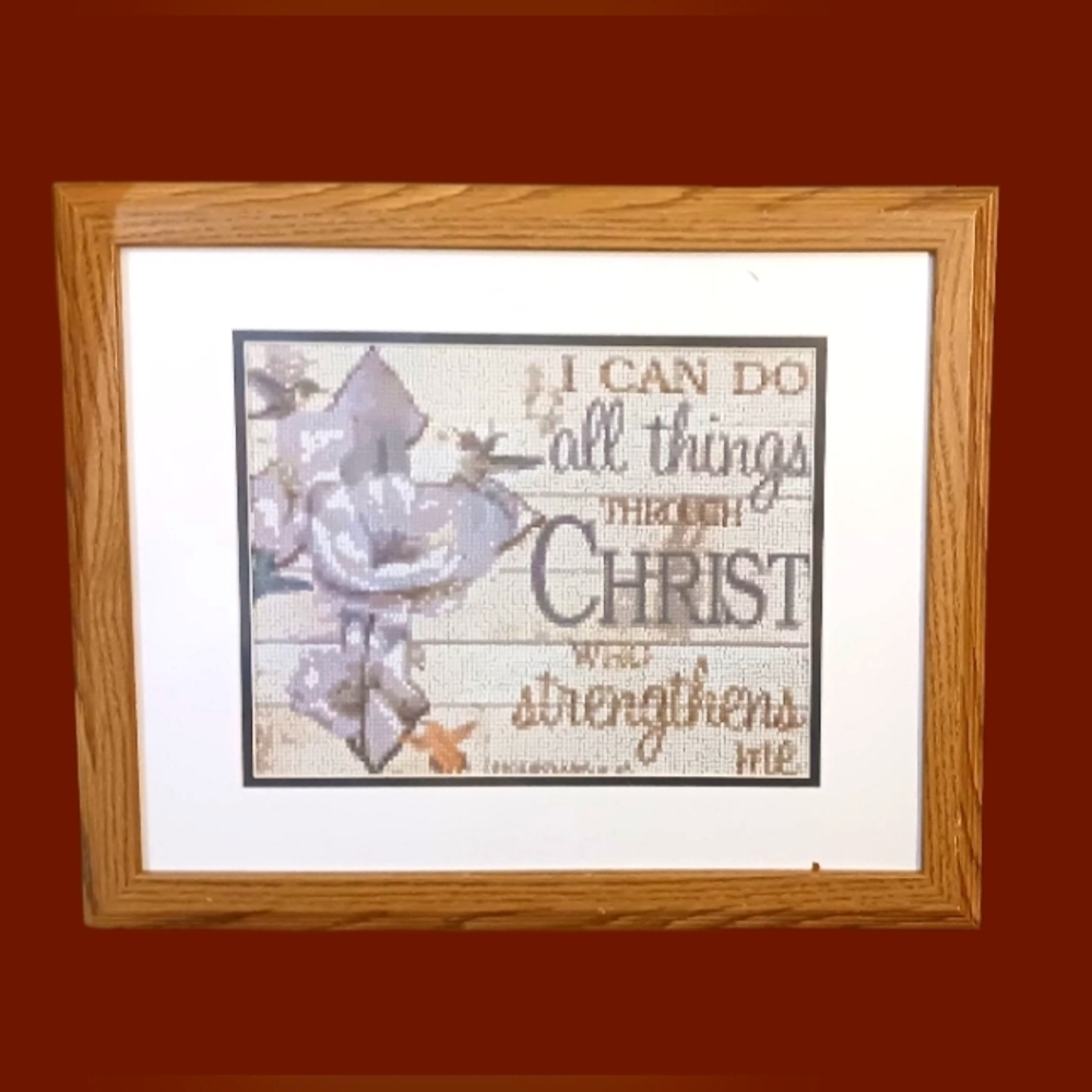 Mosaic Diamond Art Inspirational Wall Decor Framed